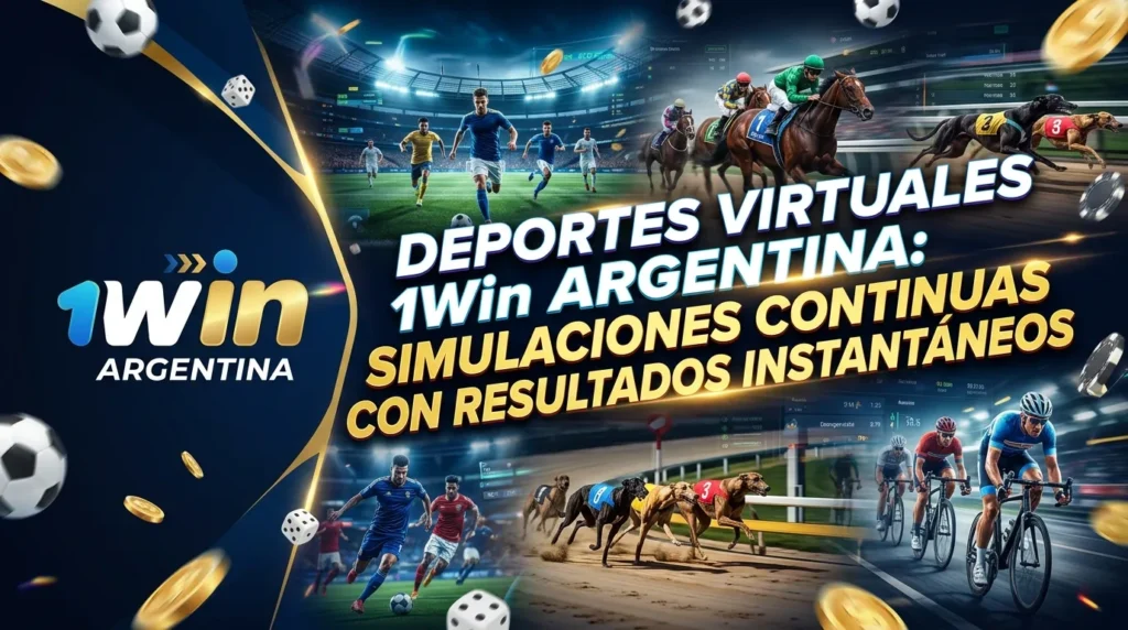 Deportes Virtuales 1Win Argentina: Simulaciones Continuas con Resultados Instantáneos